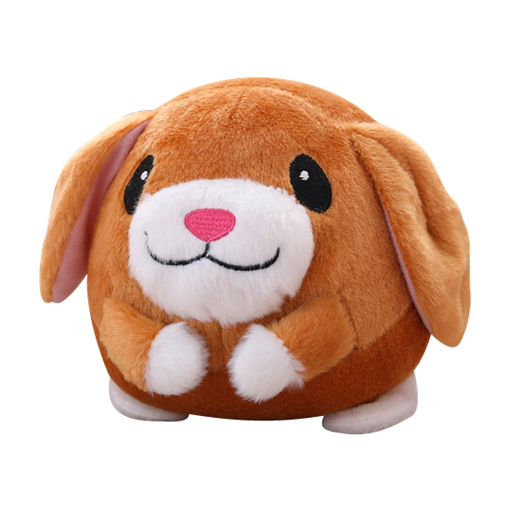 Pelota de Peluche Automática con Vibración y Sonido para Perros - Lavable 15 cm