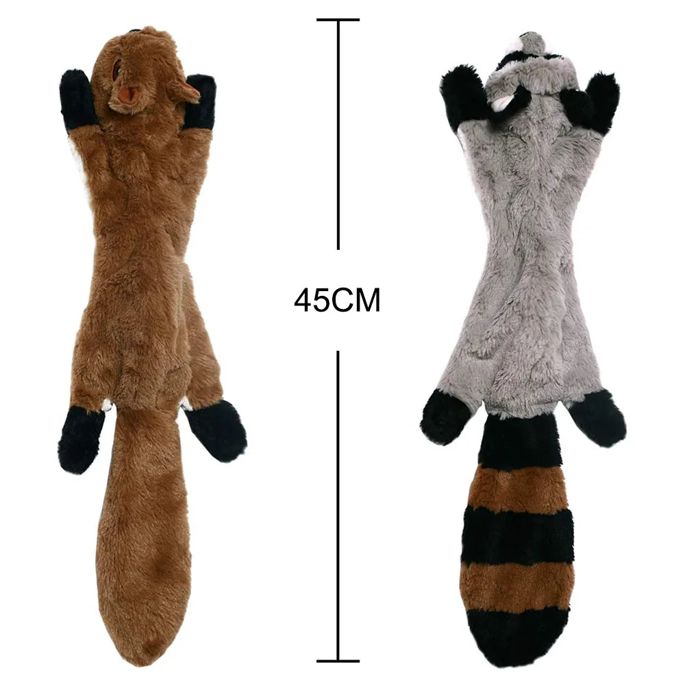 Juguete de Felpa Sin Relleno con Sonido para Perros - Forma de Animal Resistente