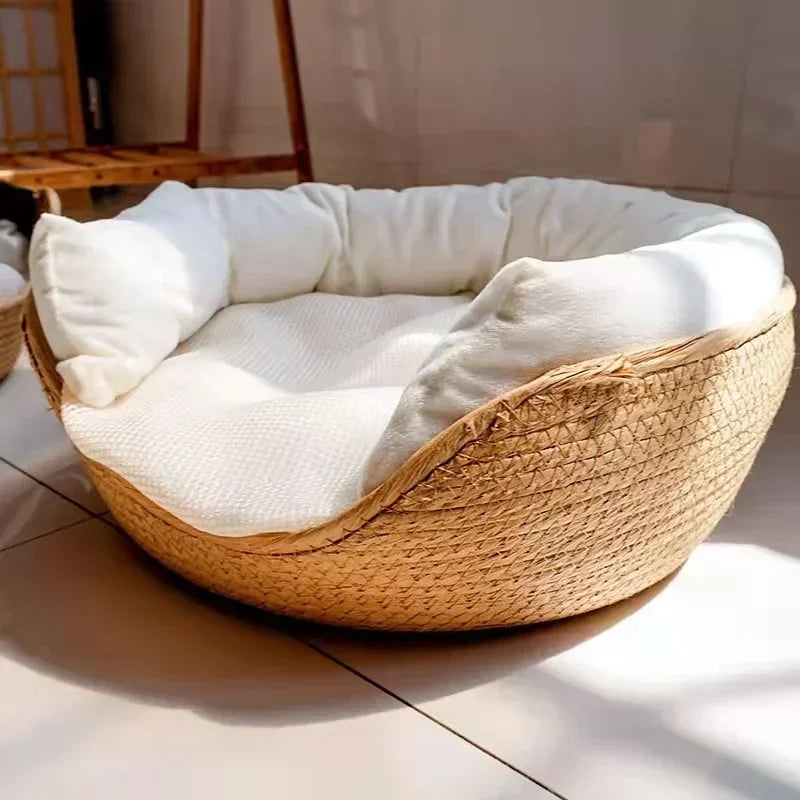 Cama Sofá para Gatos Tejida a Mano | Ecológica