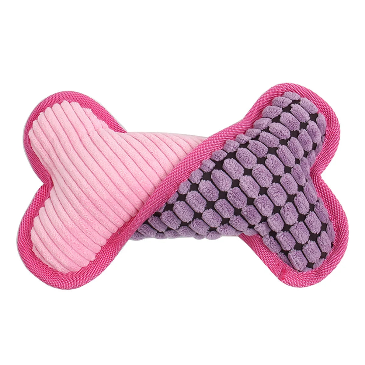 Hueso de Peluche con Sonido para Perros - Apto para Razas Pequeñas, Medianas y Grandes