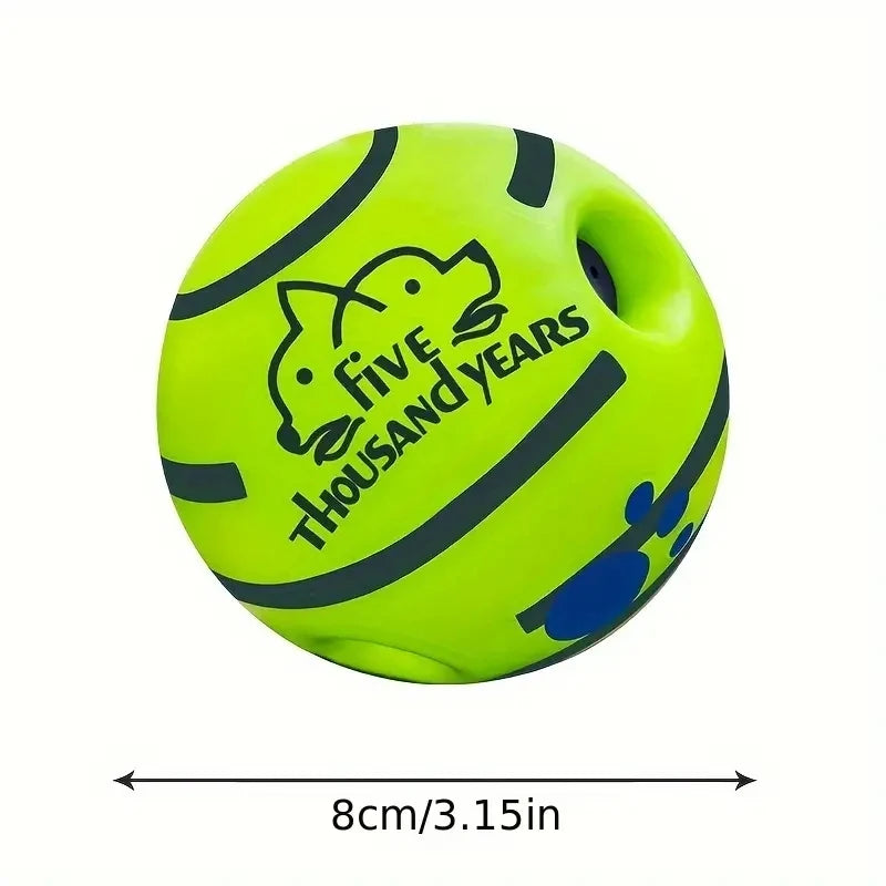 Pelota Interactiva con Sonido para Perros - Se Ríe al Rodar y Agitar