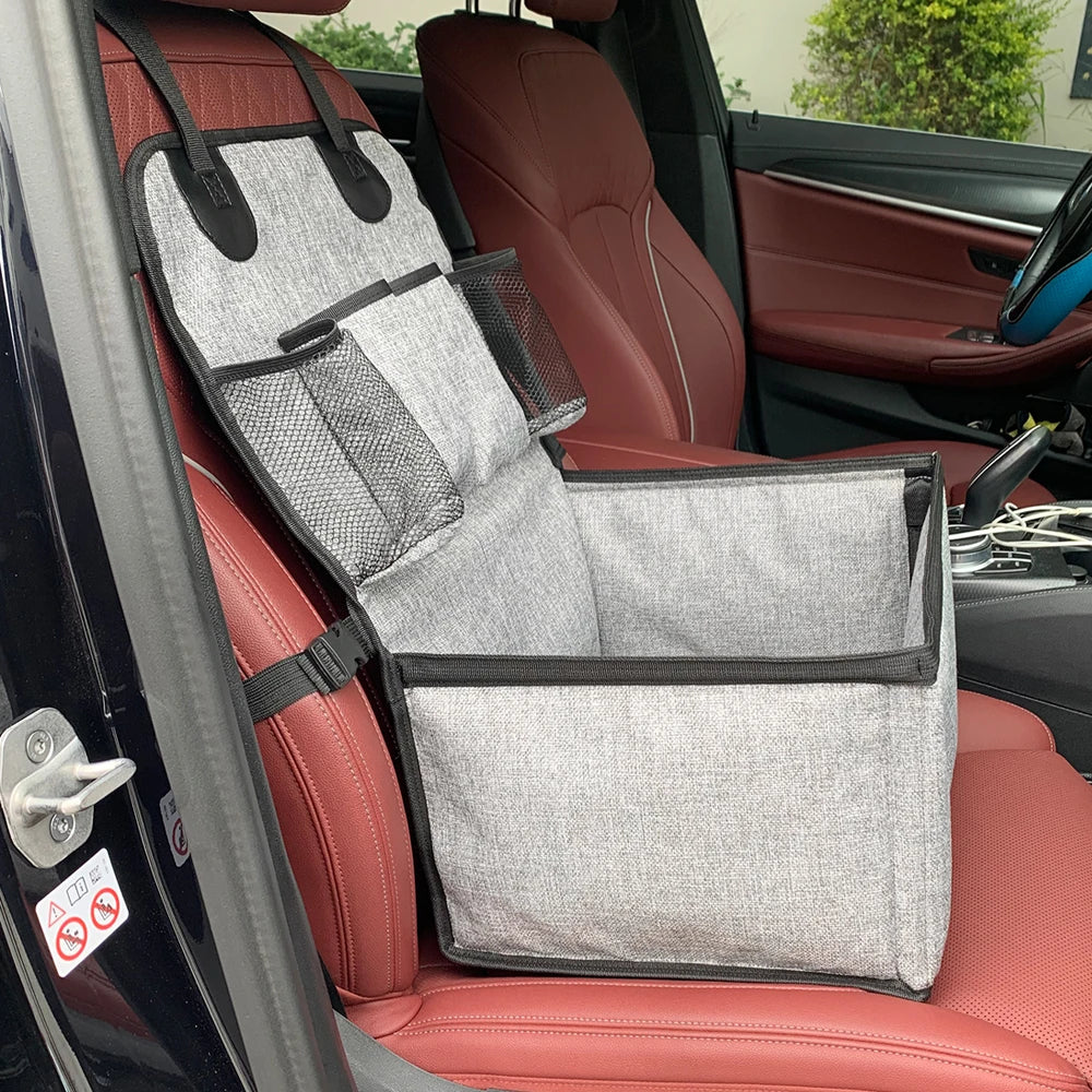 Asiento Elevador para Perros en el Coche – con Bolsillos