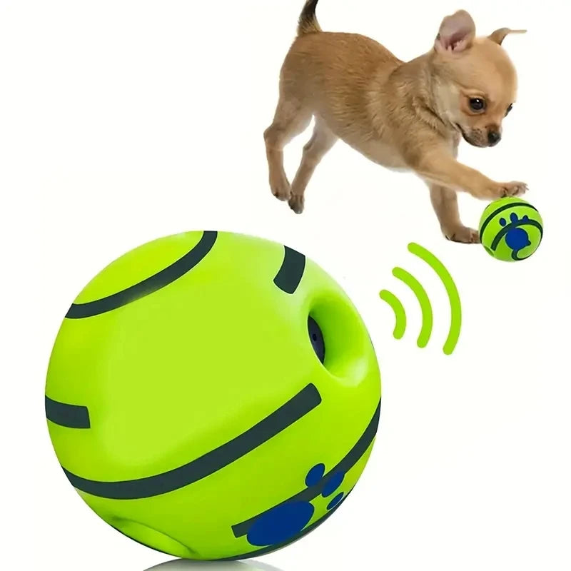 Pelota Interactiva con Sonido para Perros - Se Ríe al Rodar y Agitar