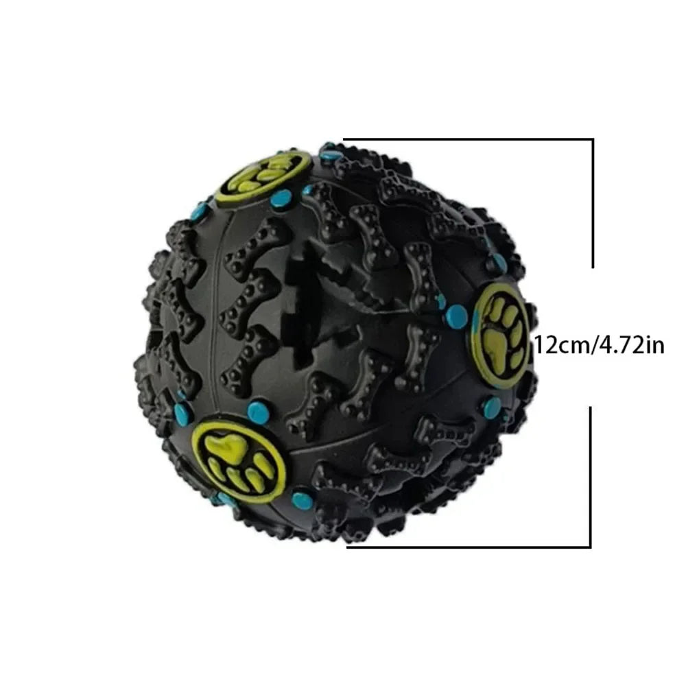Juguete Masticable con Sonido para Perros - Bola Tambaleante Resistente a Mordidas