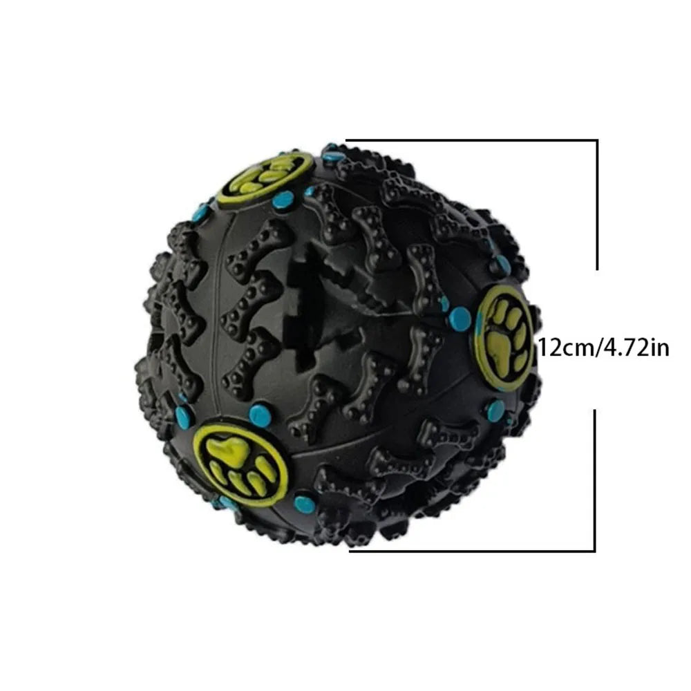 Juguete Masticable con Sonido para Perros - Bola Tambaleante Resistente a Mordidas
