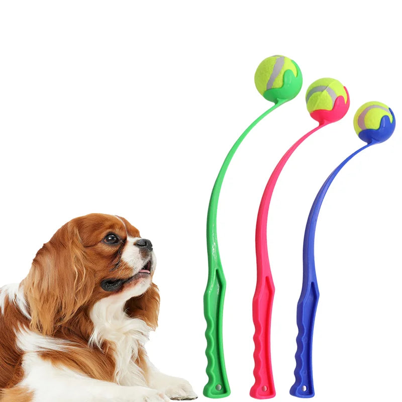 Lanzador de Pelotas para Perros y Gatos - Juego Interactivo de Buscar y Traer