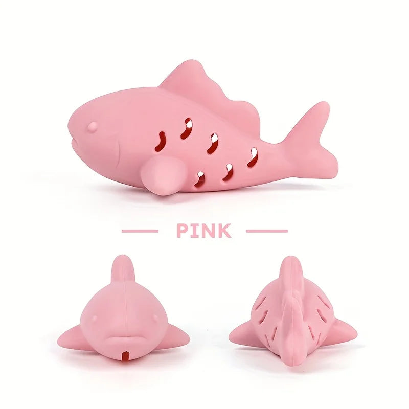 Juguete Interactivo de Silicona para Gatos y Perros Pequeños - Esconde Premios y Limpia Dientes