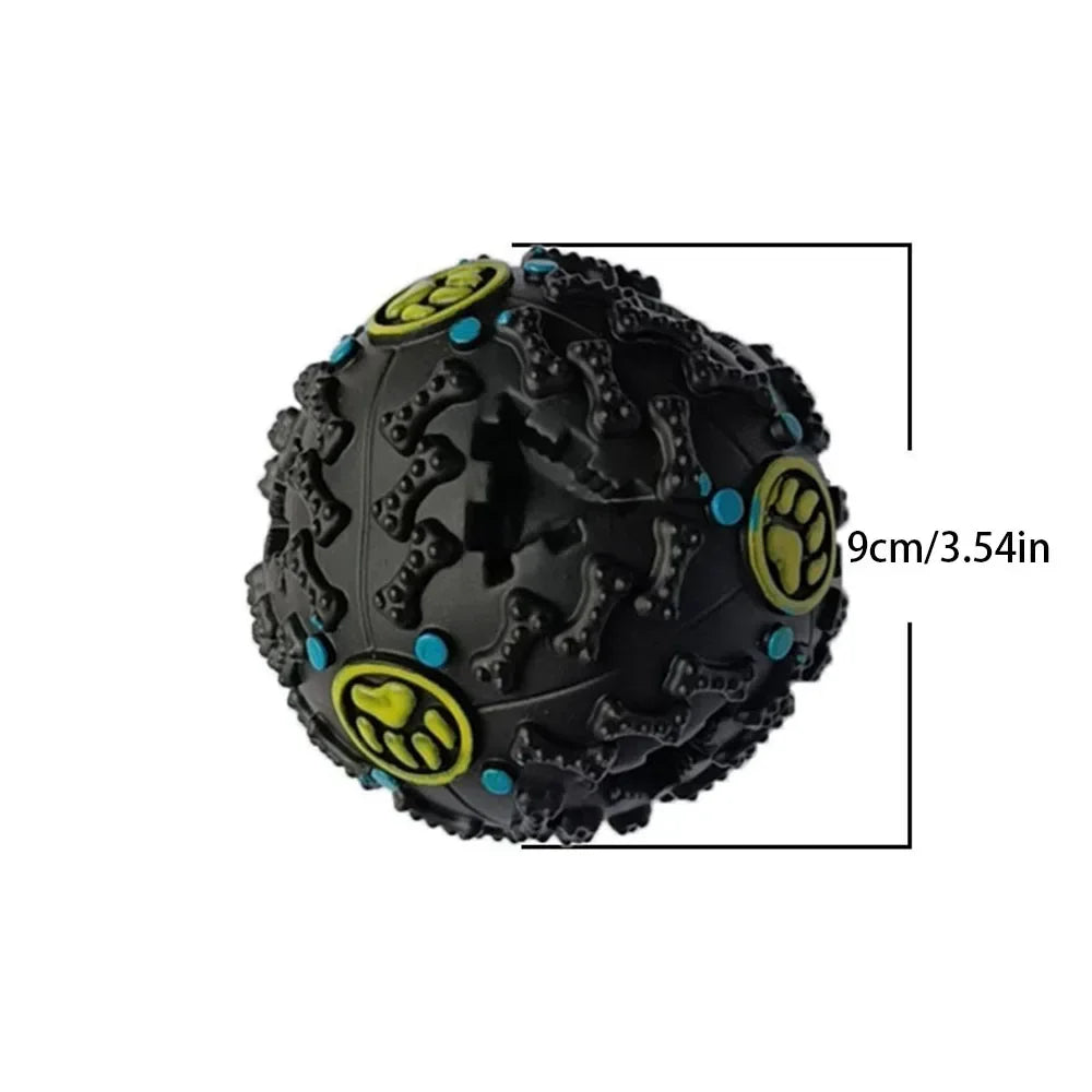 Juguete Masticable con Sonido para Perros - Bola Tambaleante Resistente a Mordidas