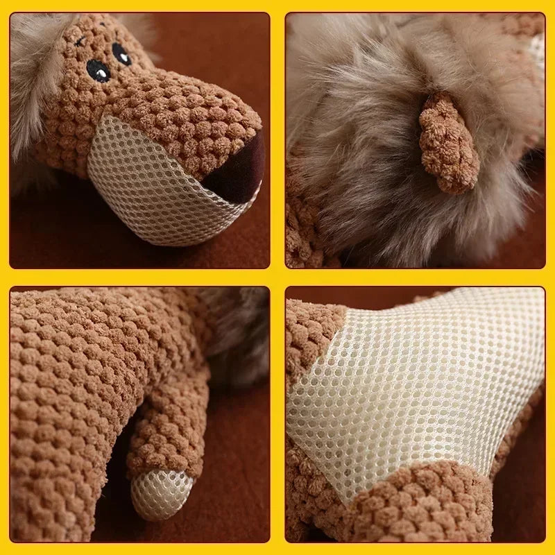 Juguete de Peluche con Sonido para Perros Grandes - Molar Resistente 35 cm