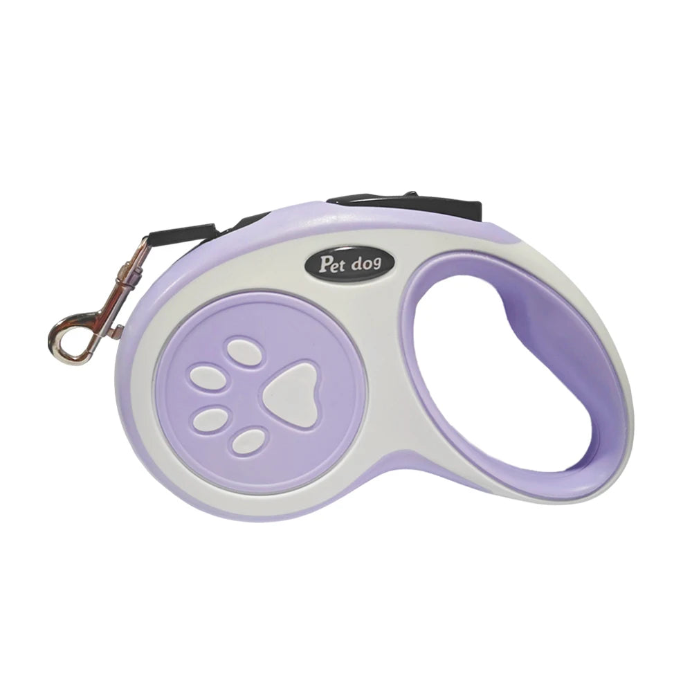 Correa Retráctil de Nylon para Perros y Gatos — 3 m (hasta 8 kg) y 5 m (hasta 14 kg)