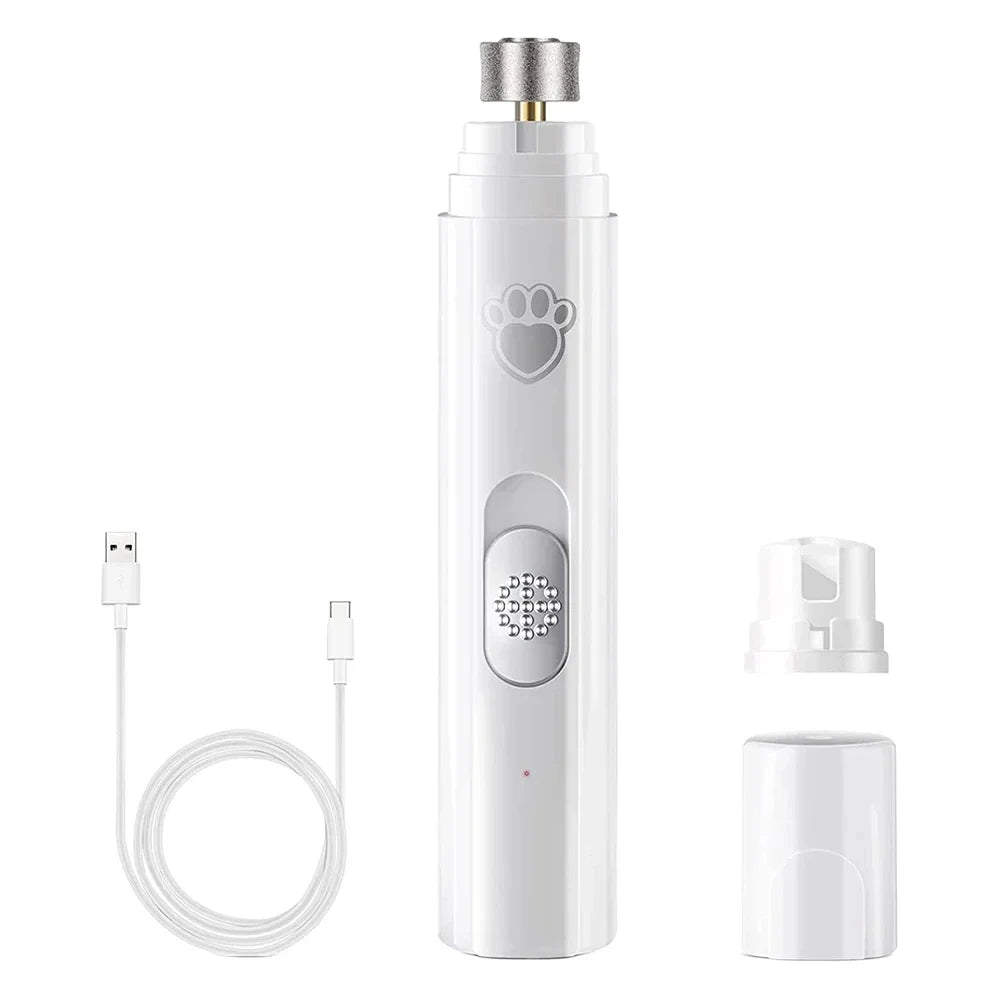 Lima de Uñas Eléctrica Recargable USB para Mascotas