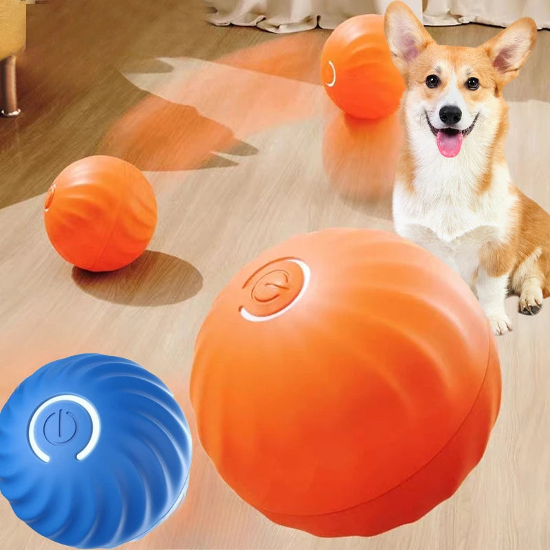 Pelota Inteligente Automática para Perros - Saltos y Rotación con Carga USB-C