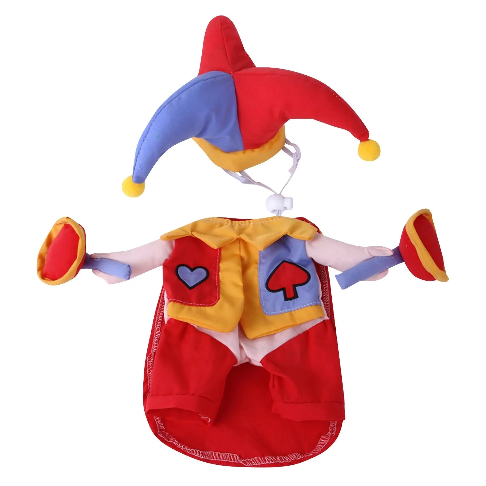 Disfraz de Payaso con Sombrero para Perros y Gatos – Cosplay Divertido para Halloween y Fiestas | Tallas S a XL