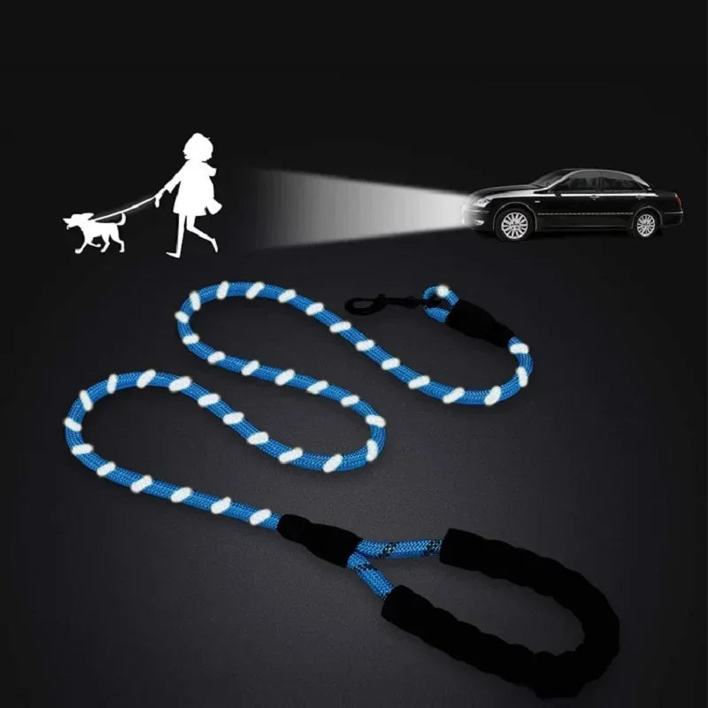 Arnés Tipo Sillín Ajustable para Perro con Correa Reflectante de 150 cm