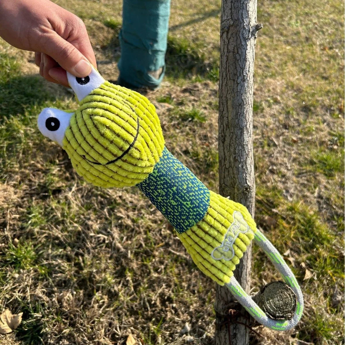 Juguete de Pana con Sonido para Perros - Forma de Animal Resistente a Mordiscos