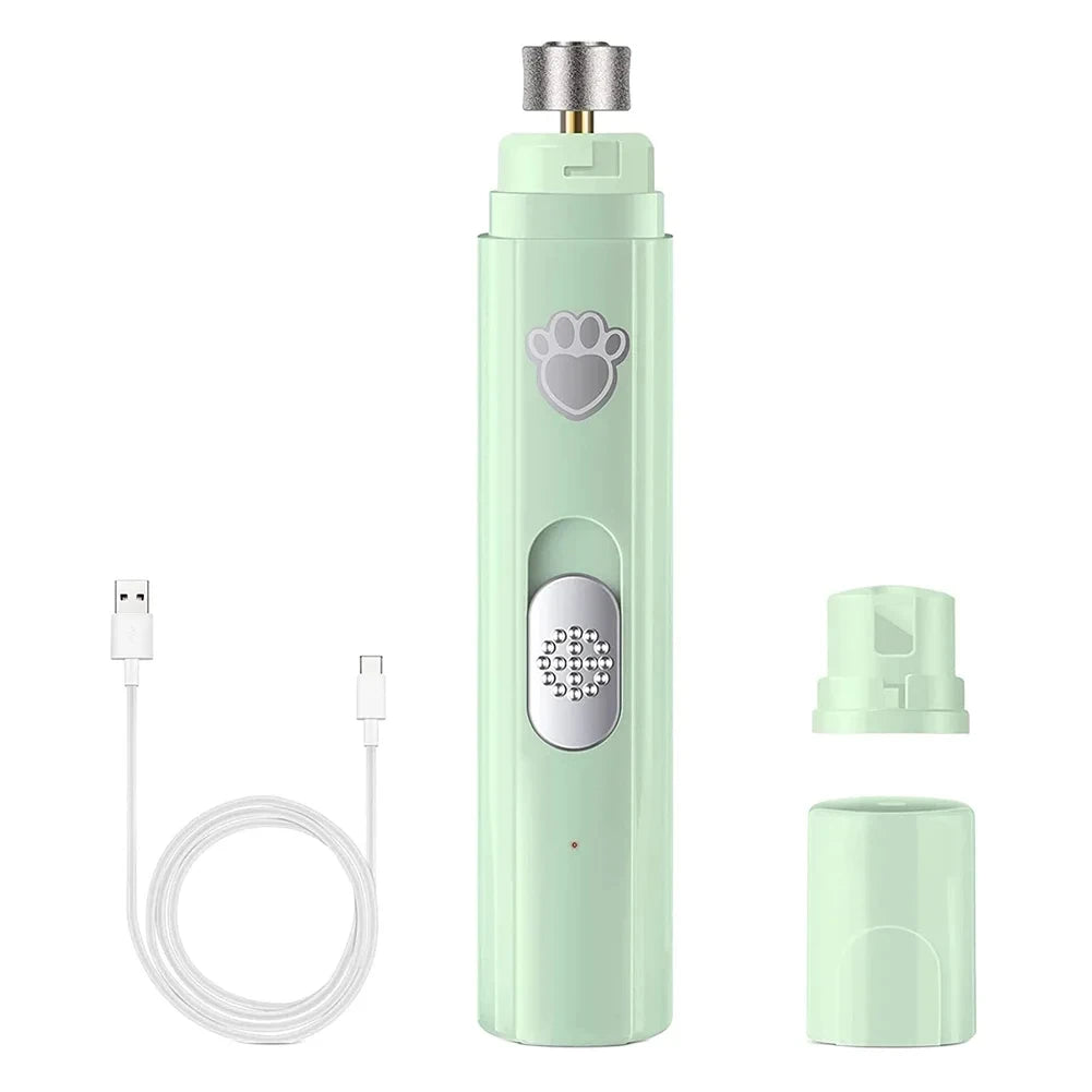 Lima de Uñas Eléctrica Recargable USB para Mascotas