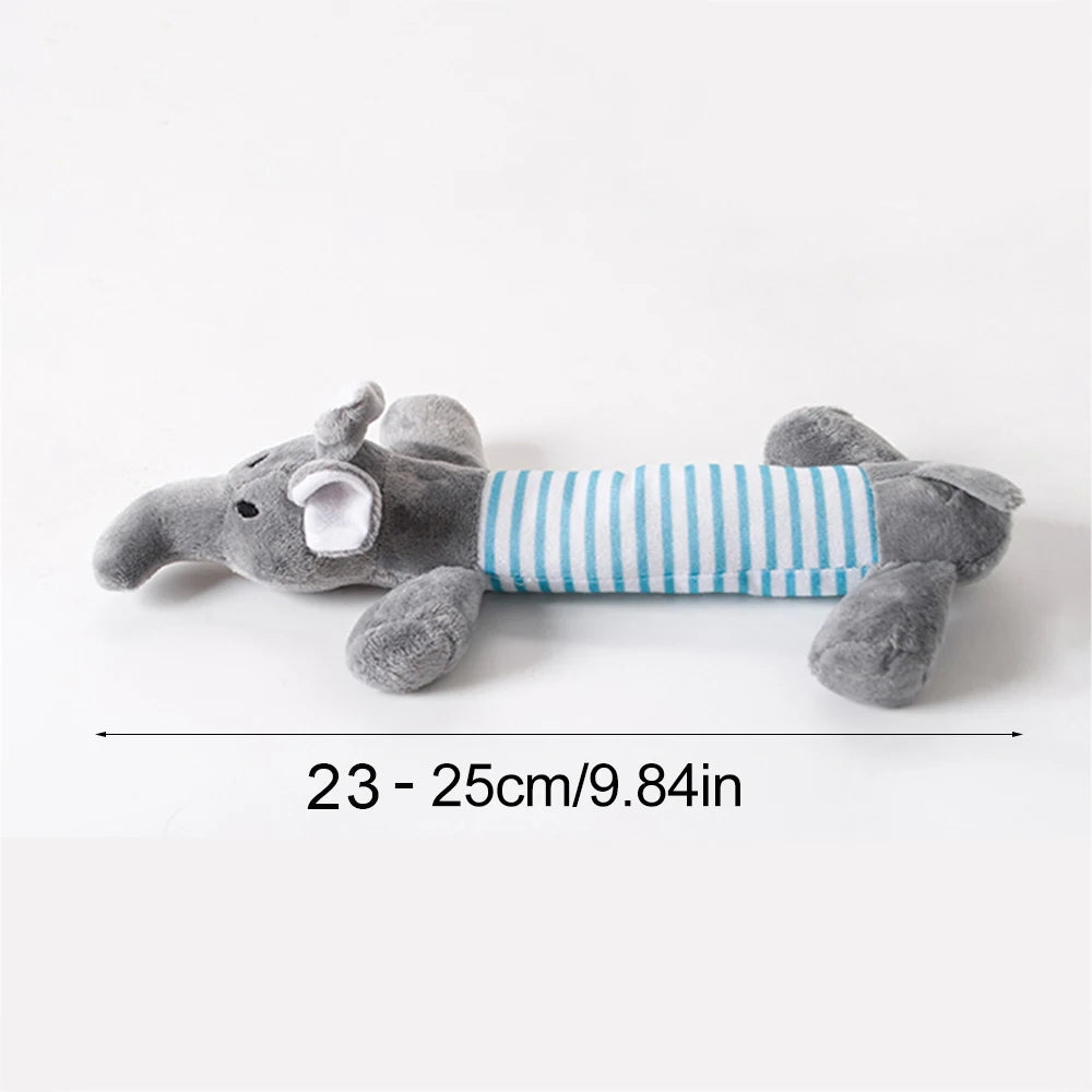 Juguete de Felpa Sin Relleno con Sonido para Perros - Forma de Animal Resistente