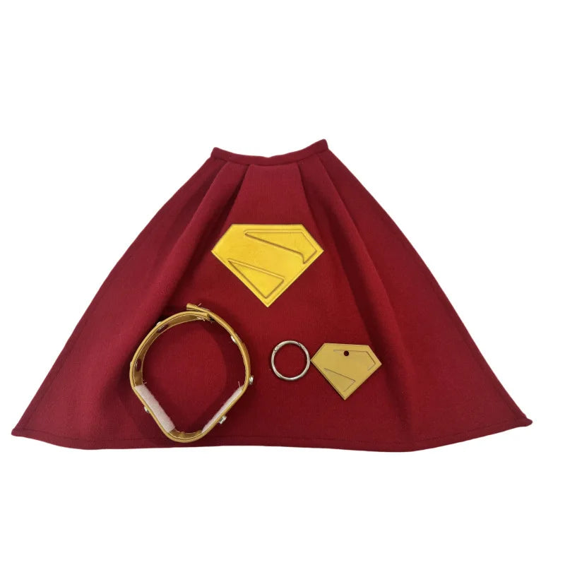 Set Capa Superhéroe con Collar y Chapa para Perros | S-L