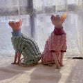 Jersey de Cuello Alto con Forro Polar para Gatos – Cálido y Grueso | Sphynx y Razas Sin Pelo