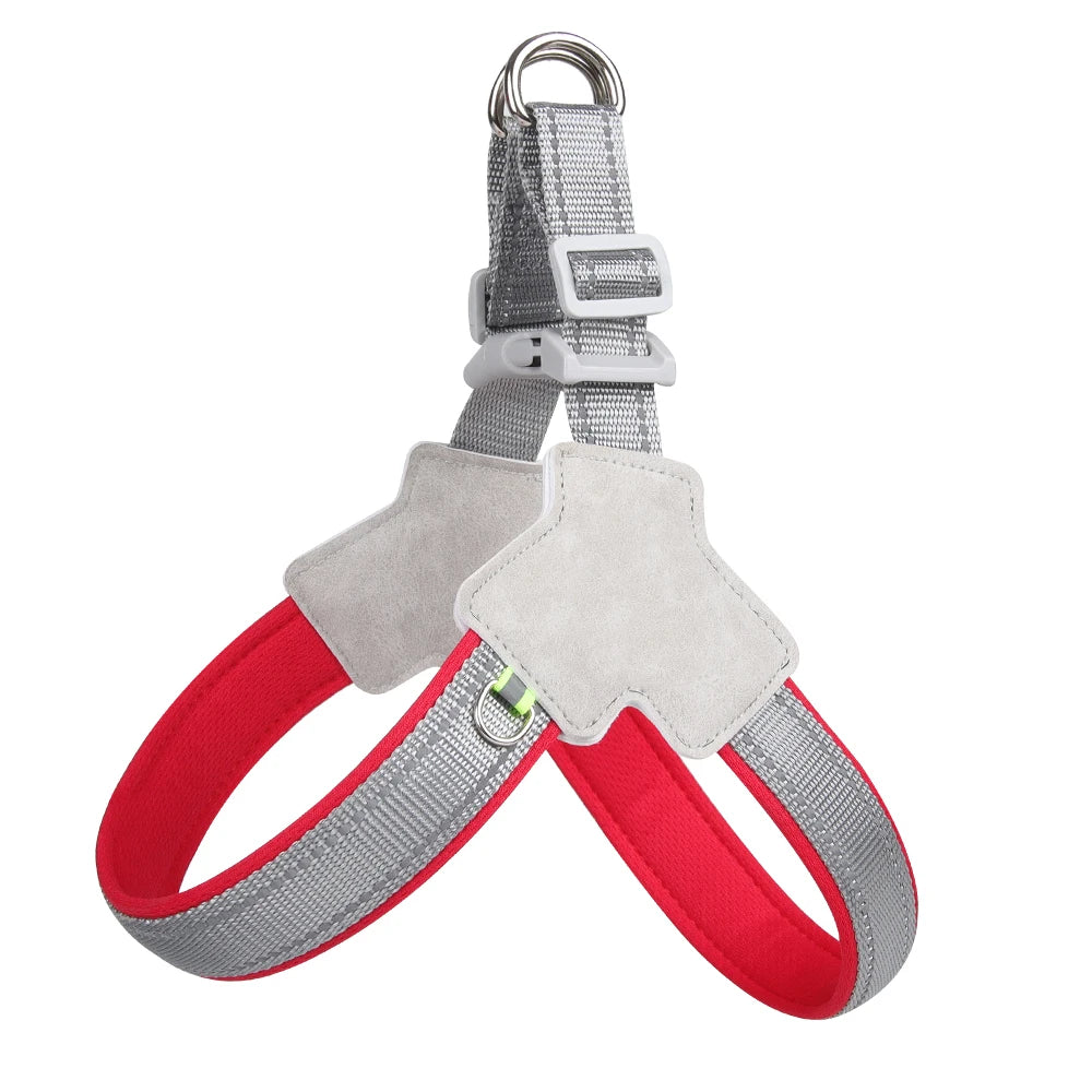 Arnés Reflectante Tipo Chaleco para Perros y Gatos — Ajustable, Transpirable, Tallas S–XL