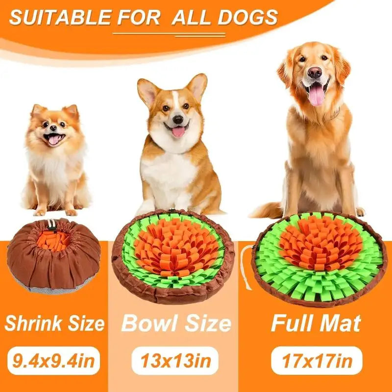 Alfombra Olfativa Interactiva para Perros y Gatos - Juego de Forrajeo y Alimentación Lenta