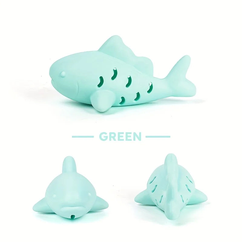 Juguete Interactivo de Silicona para Gatos y Perros Pequeños - Esconde Premios y Limpia Dientes