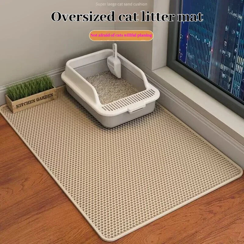 Alfombra Atrapa-Arena para Arenero de Gatos | Doble Capa