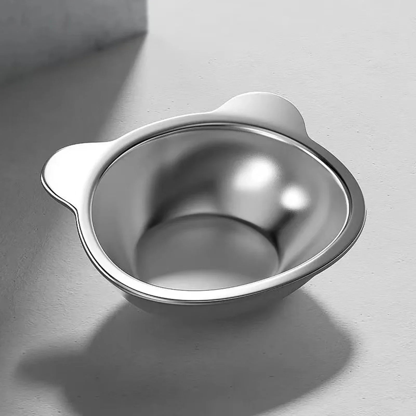 Cuenco de Acero Inoxidable Inclinado con Soporte para Gatos y Perros – Protege el Cuello