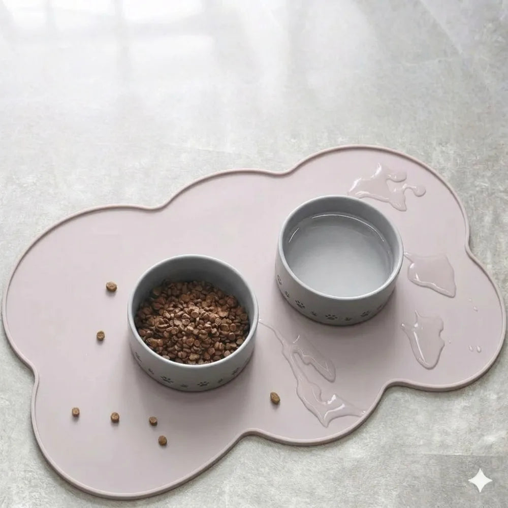 Mantel Individual de Silicona para Mascotas Pequeñas y Medianas