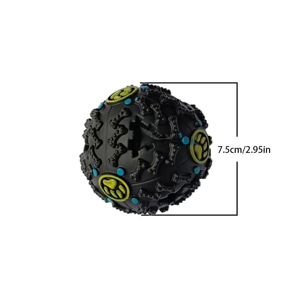 Juguete Masticable con Sonido para Perros - Bola Tambaleante Resistente a Mordidas