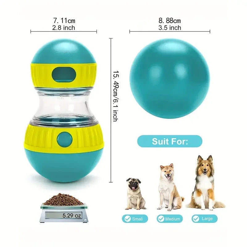 Juguete Dispensador de Snacks para Perros – Comedero Lento Interactivo