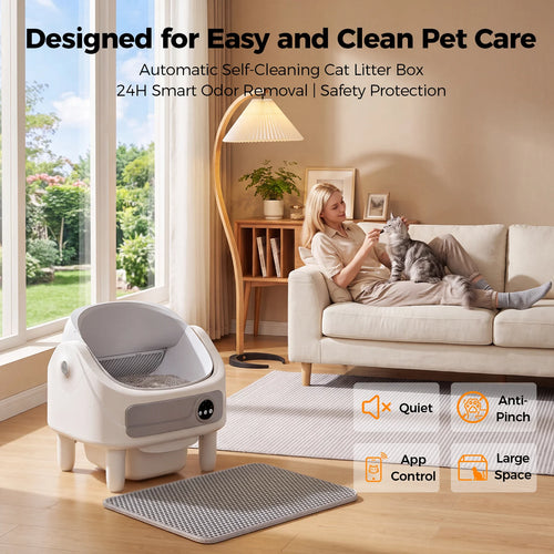 Arenero Autolimpiable Inteligente para Gatos