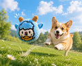 Pelota de Peluche con Rebote para Perros y Gatos Pequeños y Medianos - Diseño Divertido
