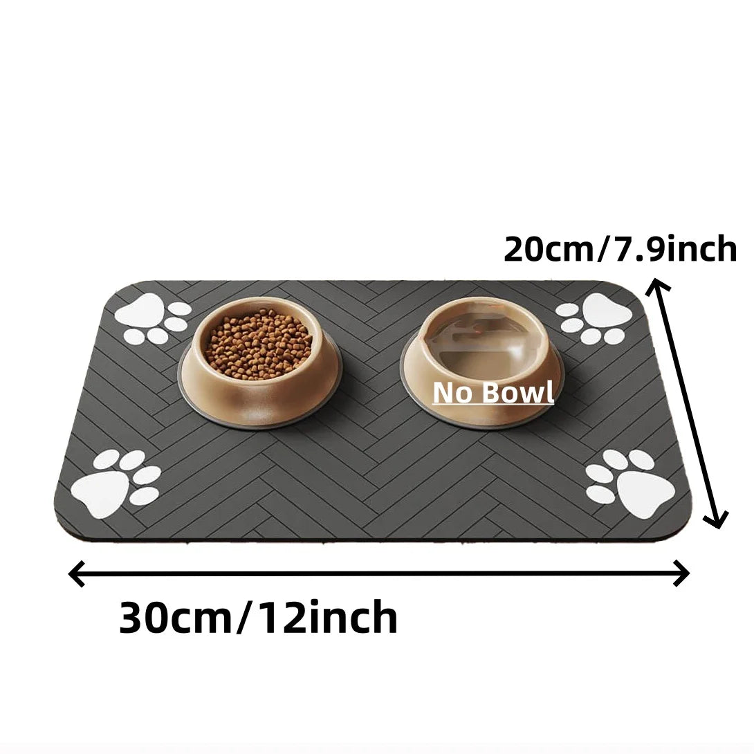 Tapete Absorbente para Comedero de Perros y Gatos