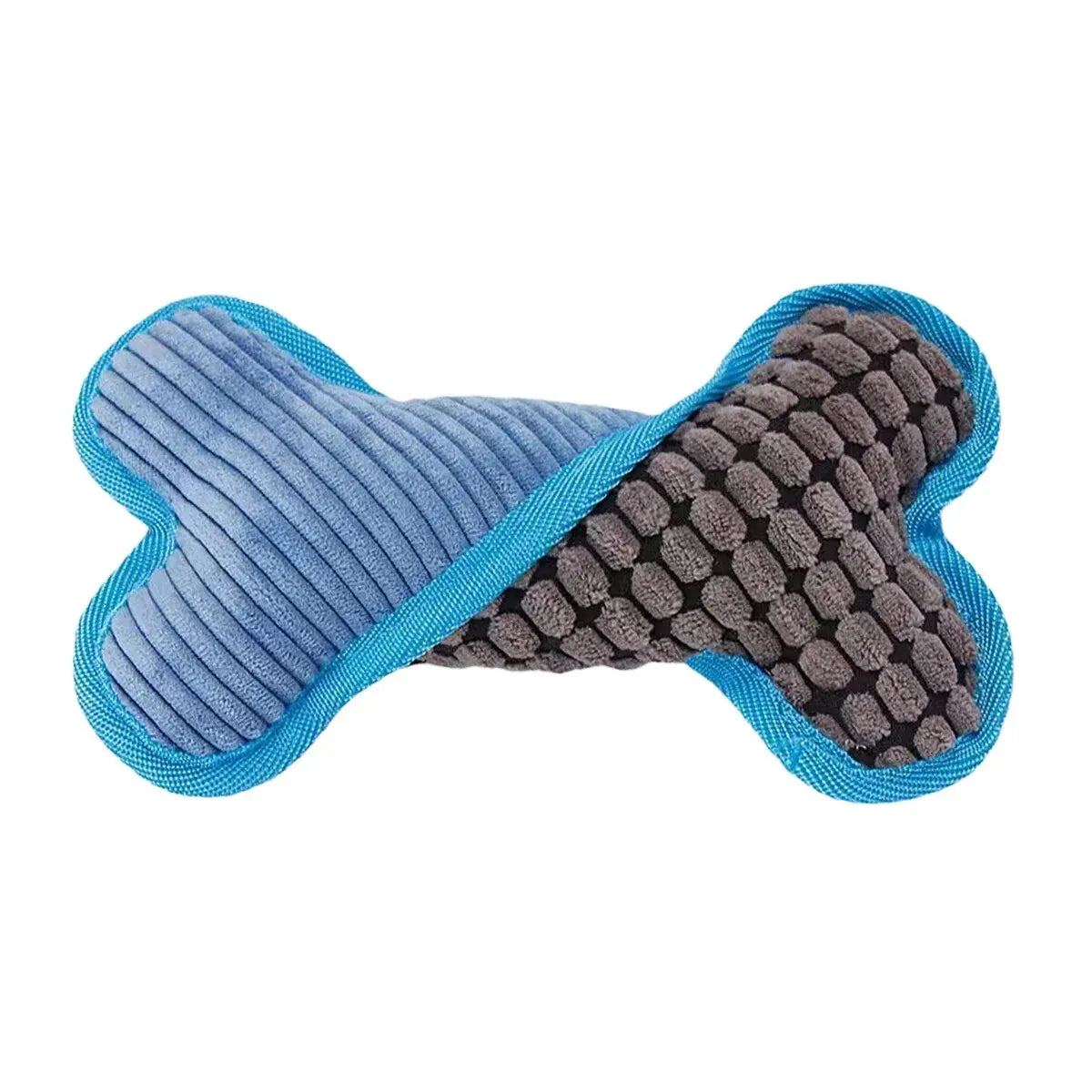 Hueso de Peluche con Sonido para Perros - Apto para Razas Pequeñas, Medianas y Grandes
