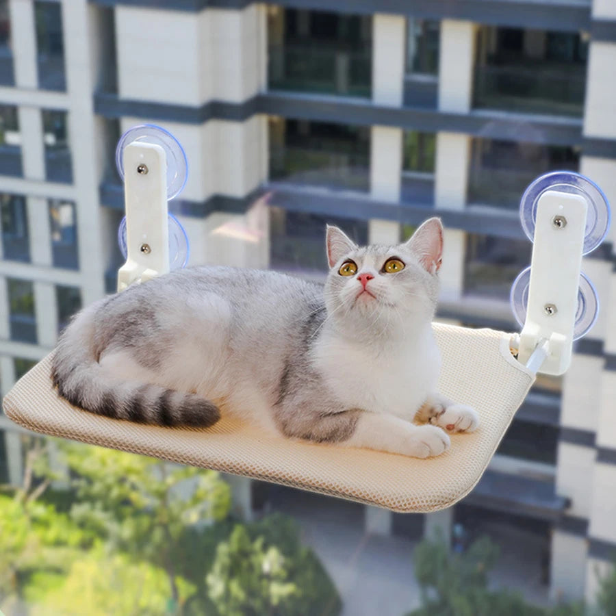 Hamaca Plegable para Gatos con Ventosas