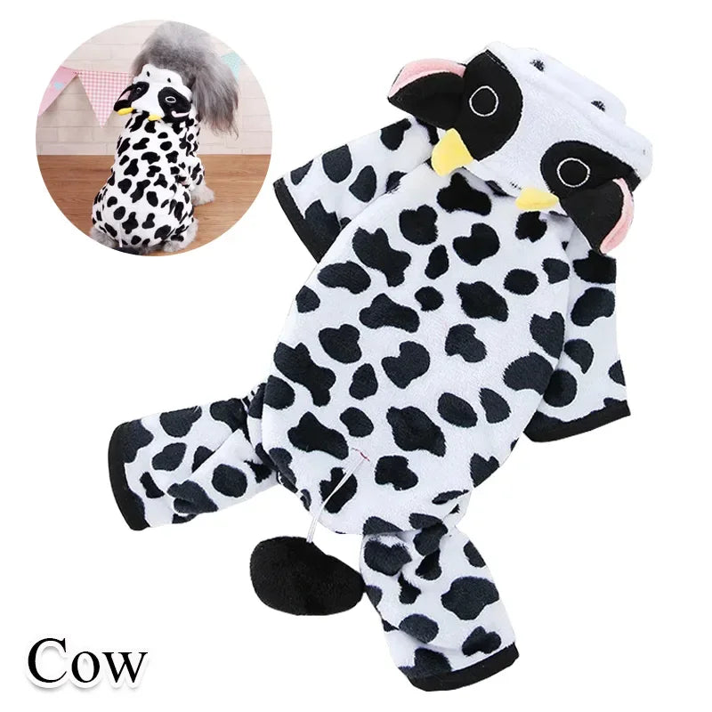 Coral Fleece Cosplay Costume for Pet Clothing for Small Dogs Puppy Cats Clothes Chihuahua Yorkshire Costume Coat