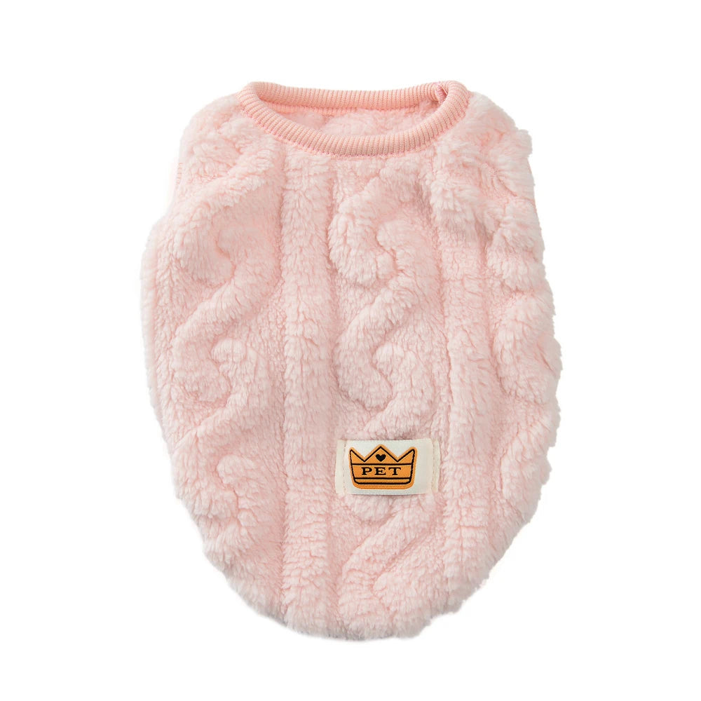Cute Warm Cat Clothes Autumn Winter Fleece Sweater For Small Cats Dog Apparel Kitten Puppy Pullover Pet Sphynx Christmas Costume