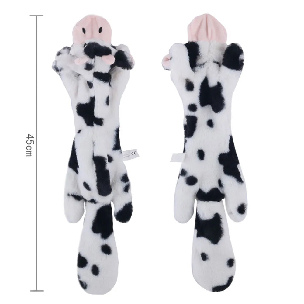 Juguete de Felpa Sin Relleno con Sonido para Perros - Forma de Animal Resistente