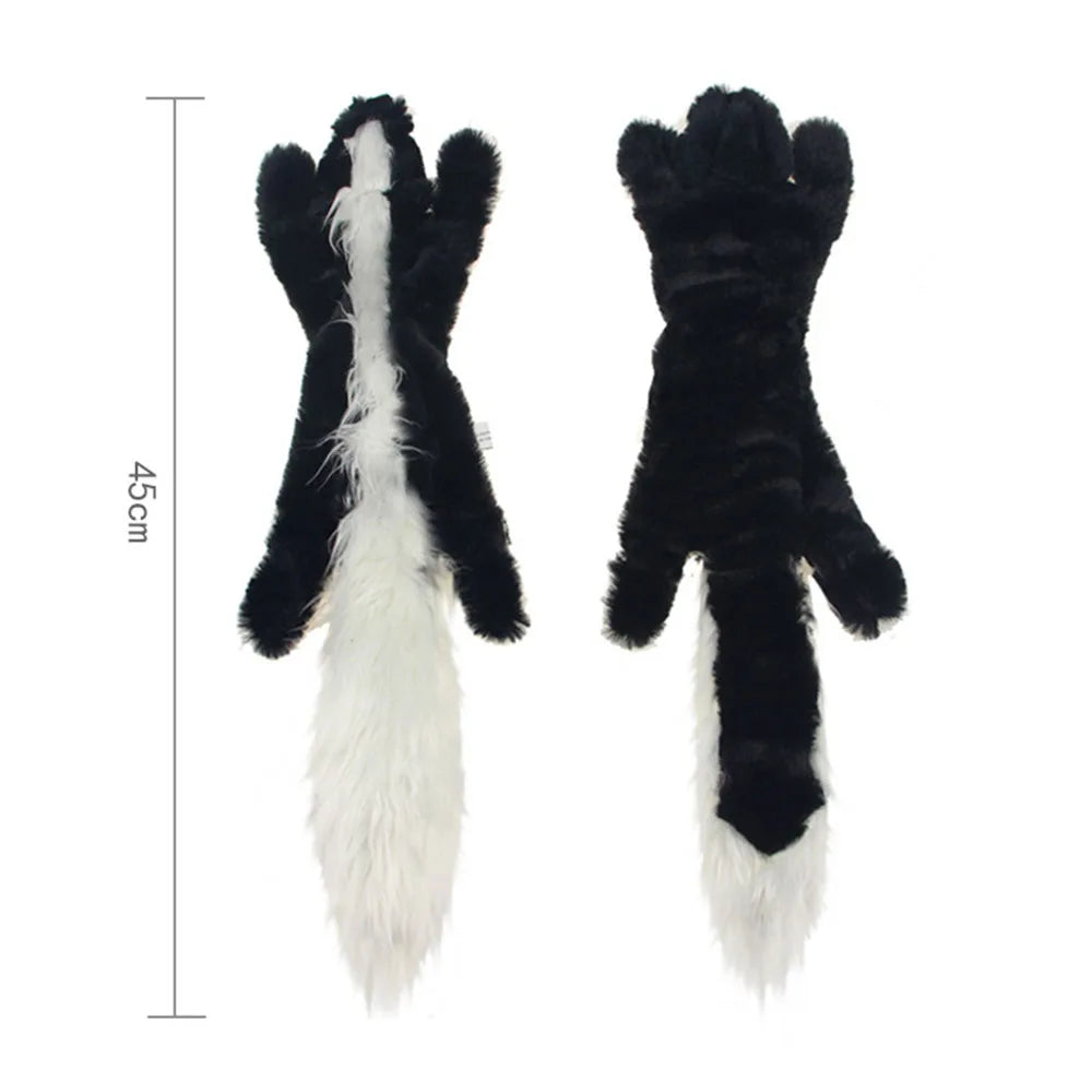Juguete de Felpa Sin Relleno con Sonido para Perros - Forma de Animal Resistente