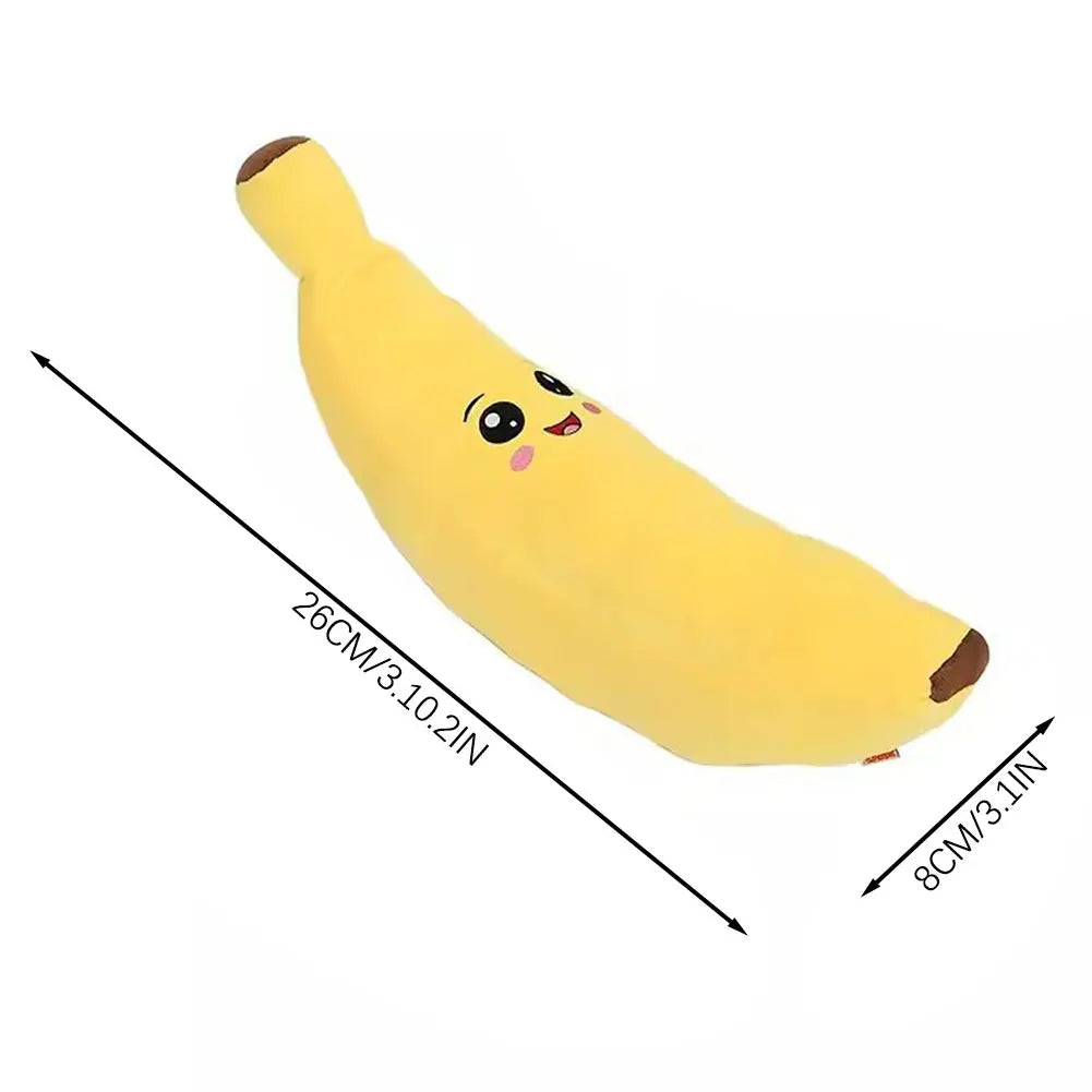 Plátano de Peluche 2 en 1 para Perros - Antiansiedad con Sonido 26 cm