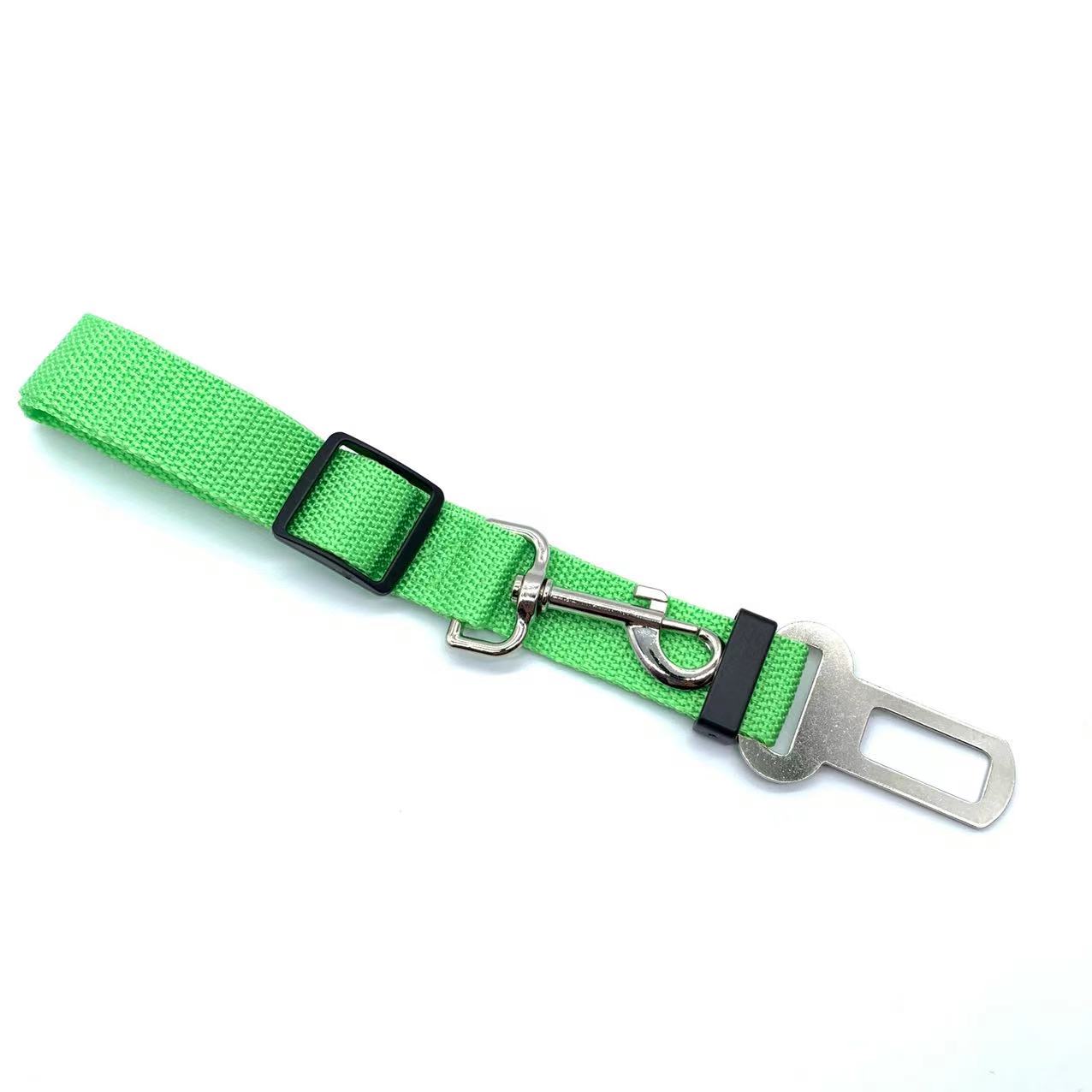 Cinturón de Seguridad para Coche para Perros y Gatos — Nylon Ajustable, Cierre Rápido, 10 Colores
