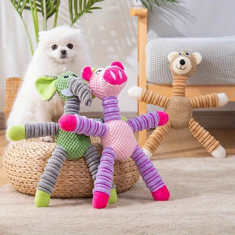 Peluche para Perros Pequeños y Medianos - Juguete Mordedor Antiansiedad para Cachorros