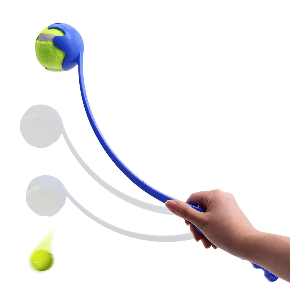 Lanzador de Pelotas para Perros y Gatos - Juego Interactivo de Buscar y Traer