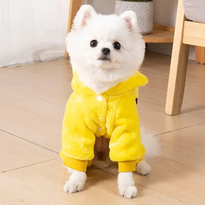 Disfraz Sudadera de Forro Polar con Animales para Perros y Gatos Pequeños – León, Pikachu, Cerdo, Vaca, Tigre y Dinosaurio