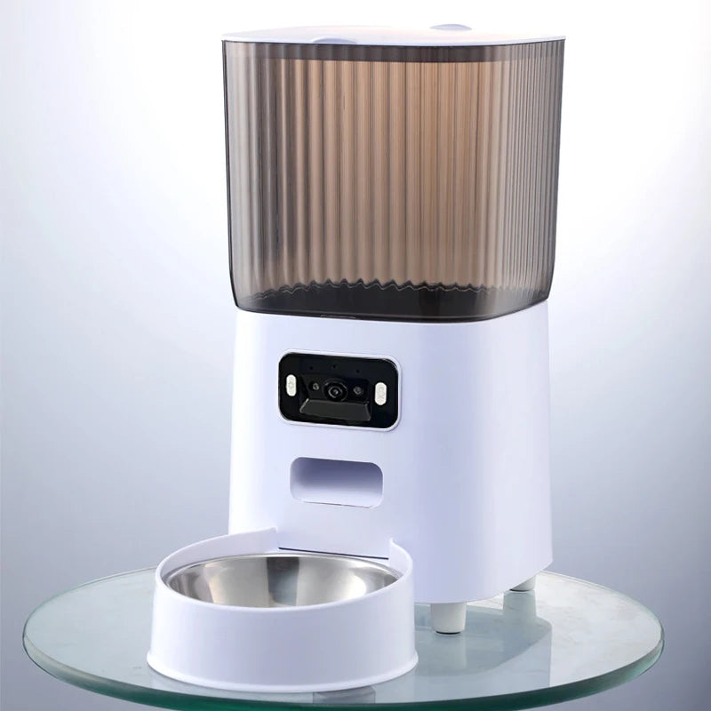 Comedero Automático Inteligente para Gatos y Perros 5L – WiFi, Cámara HD y Programable