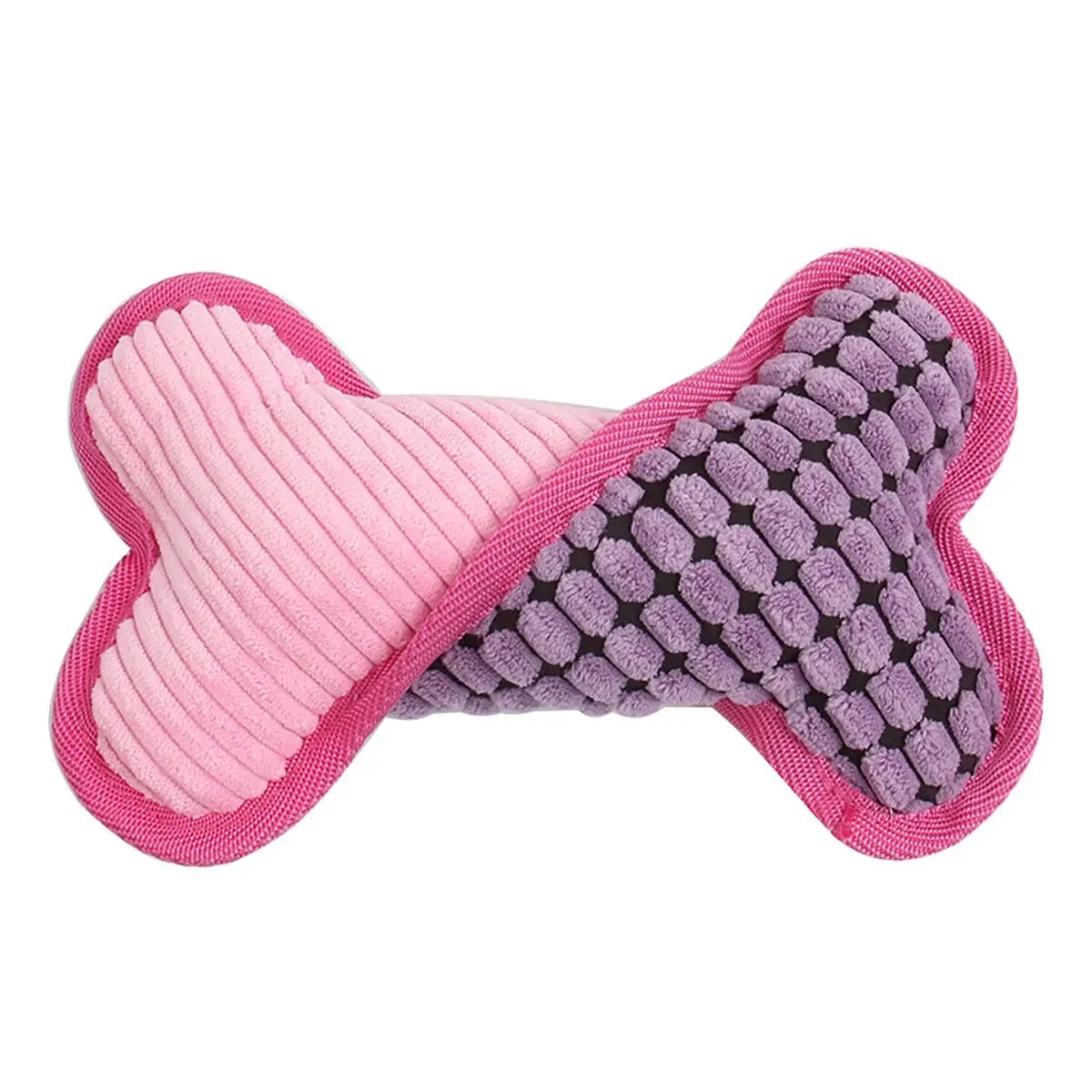 Hueso de Peluche con Sonido para Perros - Apto para Razas Pequeñas, Medianas y Grandes