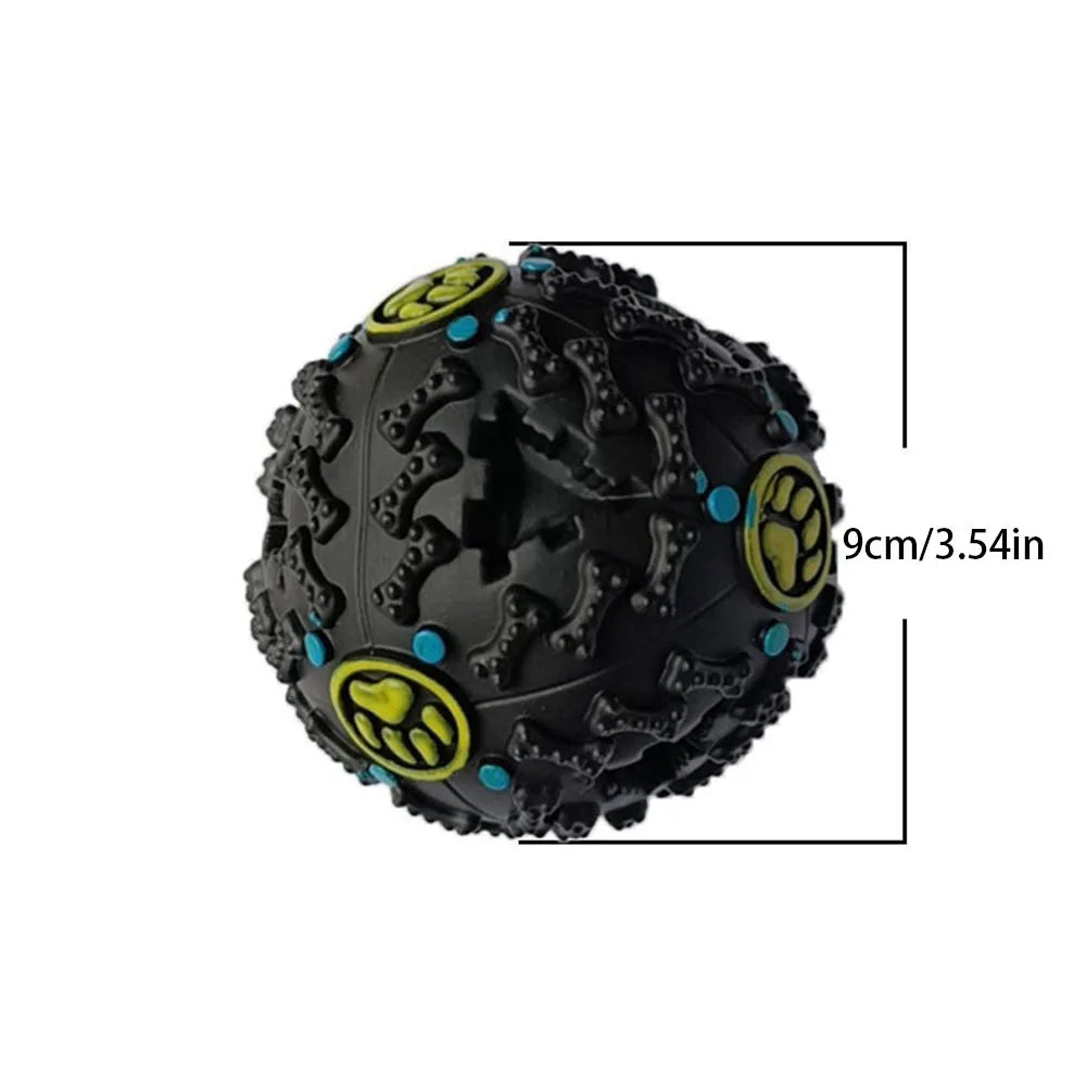 Juguete Masticable con Sonido para Perros - Bola Tambaleante Resistente a Mordidas