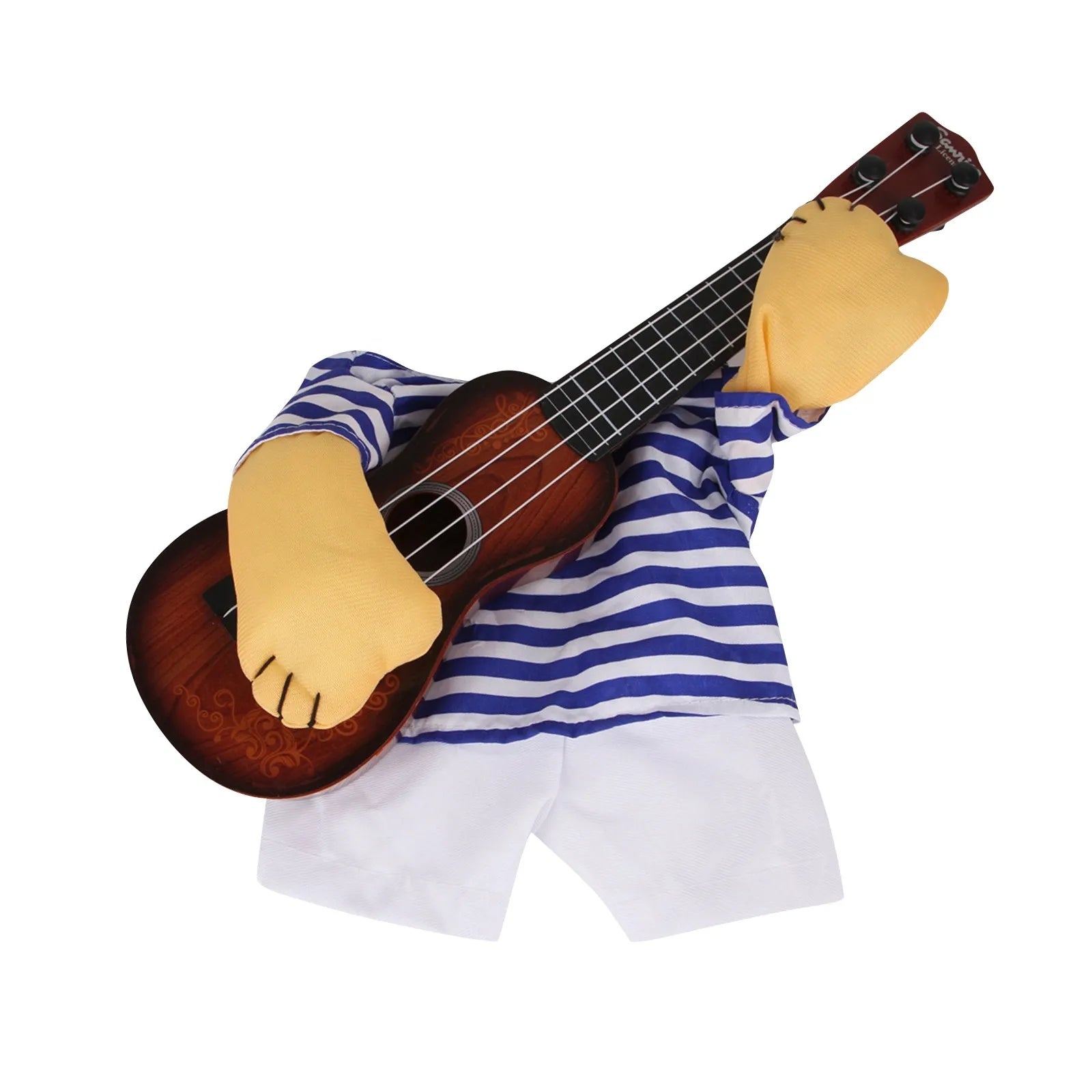 Disfraz de Guitarrista para Perros y Gatos – Cosplay Divertido para Halloween y Fiestas | Tallas M a XL