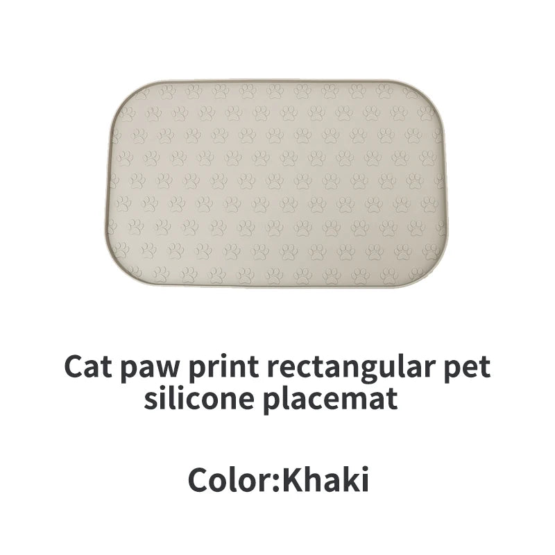 Mantel Individual de Silicona para Perros y Gatos